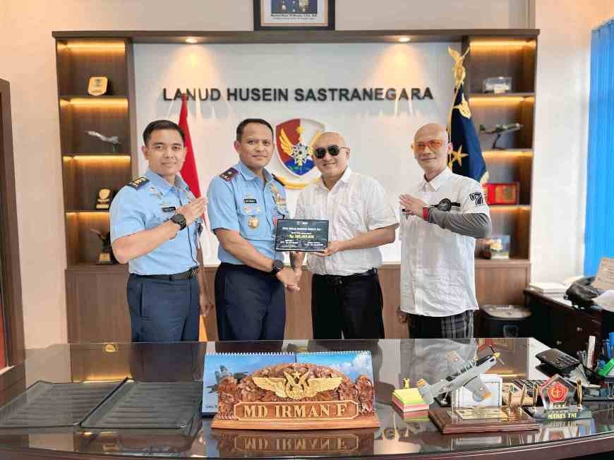 H. Yovie Megananda Santosa, S.H., M.Si., Waketum DPN PERADI: Ucapkan Dirgahayu TNI AU Saat Silaturahmi dengan Danlanud Husein Sastranegara